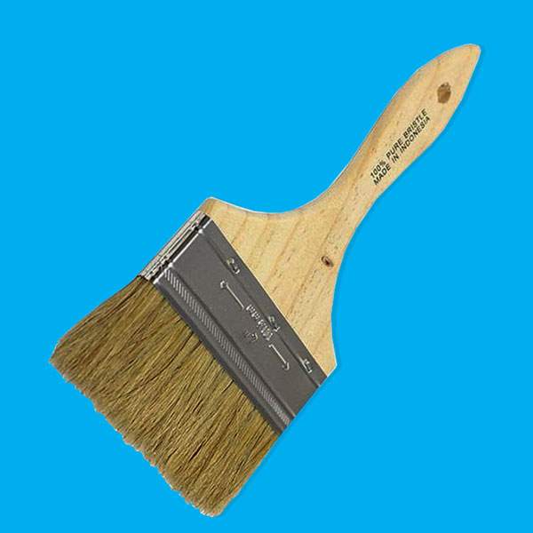 White Bristle Chip Brush